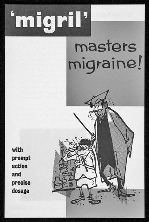 Fig 82 Migril Masters Migraine Wellcome Burroughs Promotional