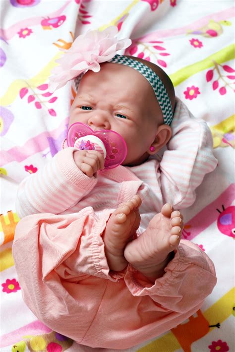 My Looovely Baby Girl Berenguer Lifelike Newborn Reborn Pacifier Doll