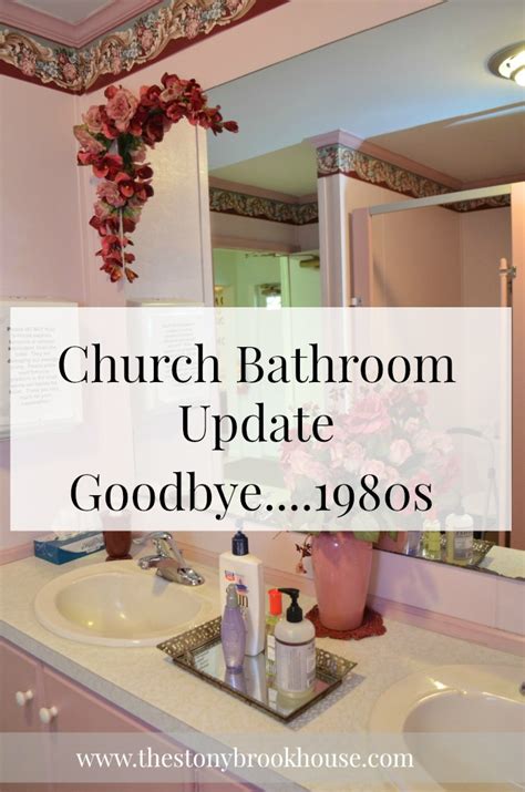 Maxed out bathroom storage bathroom remodel. Church Bathroom Remodel {1980s Pepto Pink Parade!} - The ...