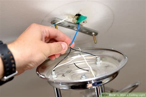 How To Wire A Ceiling Light 14 Steps With Pictures Wikihow
