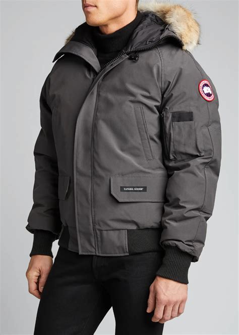 Canada Goose Mens Chilliwack Down Bomber Jacket W Fur Hood Canada