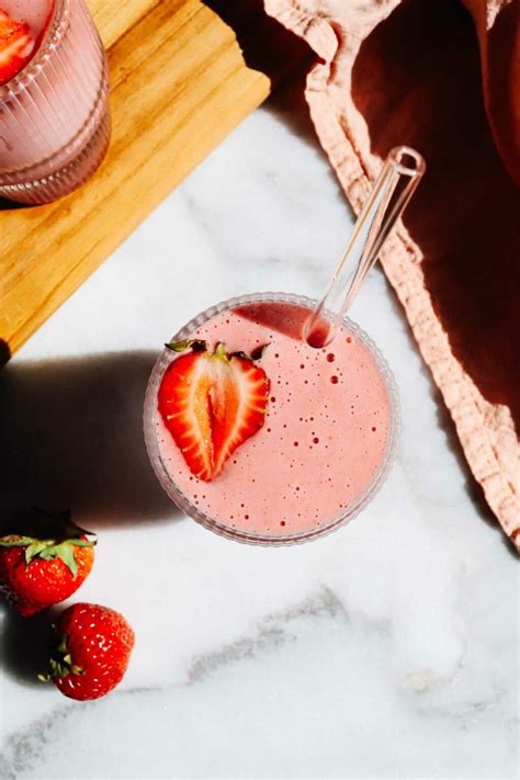 The Best Strawberry Banana Smoothie Recipe Making Thyme For Health