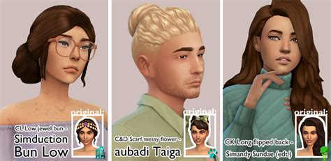 Sims Default Replacement Hair Elyziajora