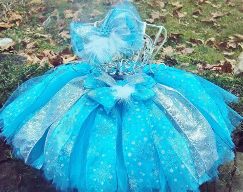 Aqua Snowflake Princess Tutu Ready2hip Pageant Wear Outfit Of Etsy