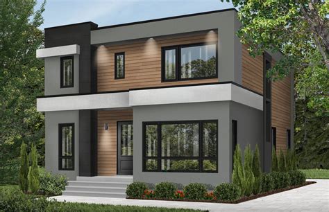 Contemporary Style House Plan 3 Beds 25 Baths 2063 Sqft Plan 23