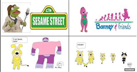 Sesame Street Vs Barney And Friends By Buddyboy600 On Deviantart