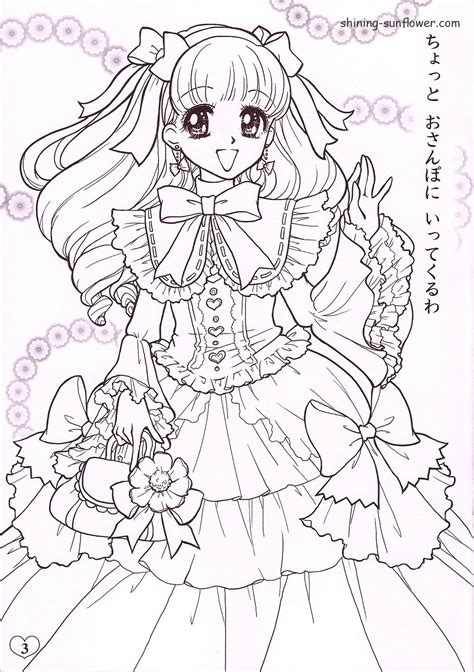 Pin By Mama Mia On Anime And Shojo Coloring Book Coloring Books Cute