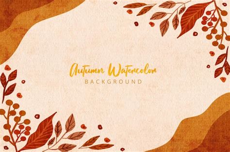 Premium Vector Welcome Autumn Leaves Background