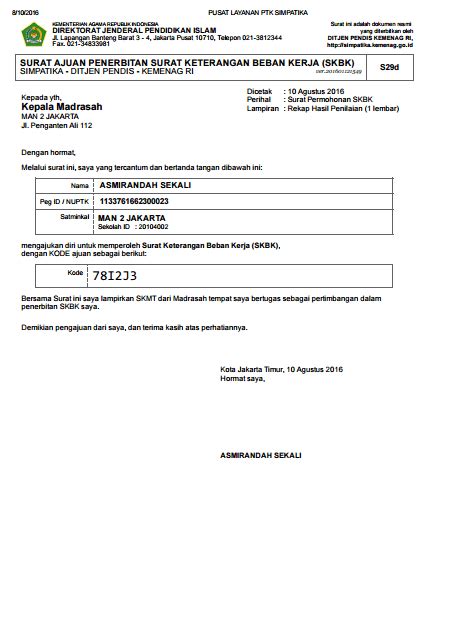 Bagi guru, surat pengalaman kerja ini di tandatangani oleh penanggung jawab instansi tempat guru tesebut bernaung. Surat Keterangan Beban Mengajar Dari Kepala Sekolah - Dapatkan Contoh