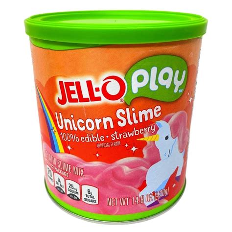 Jell O Play Unicorn Slime 148oz 6 Pk American Snacks