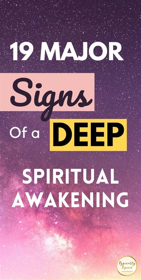 19 Major Signs And Symptoms Of A Deep Spiritual Awakening Spiritual