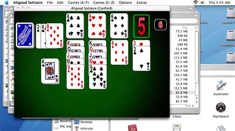 Apple Mac Longplay Allgood Solitaire Canfield Youtube