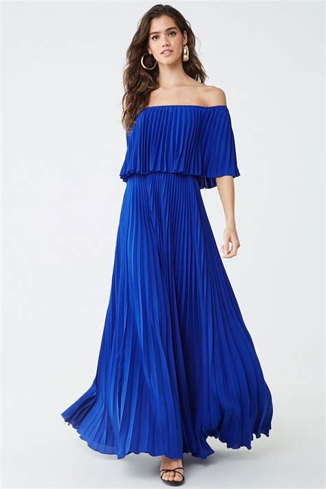Accordion Pleat Maxi Dress Forever 21 Dresses Pleated