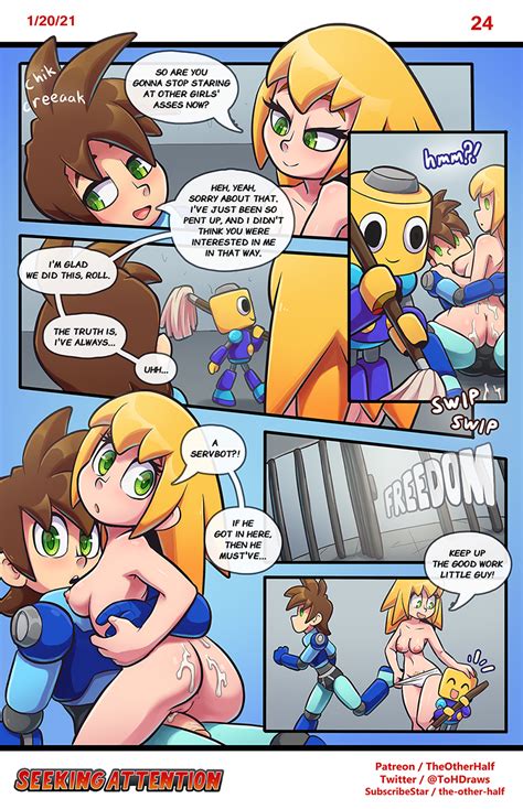 Comic Seeking Attention Page By Theotherhalf Hentai Foundry