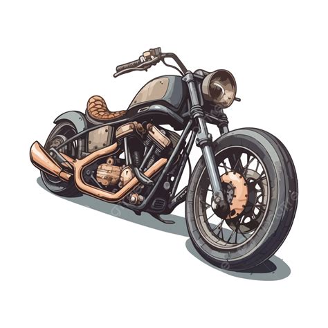 Motorcycle Modif Classic Custom Vector Motorcycle Harley Custom