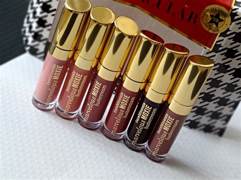 makeup beauty and more bareminerals lip spectacular 6 piece marvelous moxie buttercream lip