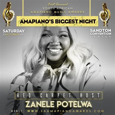 Radio Personality Zanele Potelwa To Host 1st Amapiano Awards Red Carpet