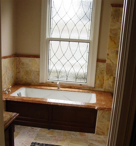 The thick, textured glass will provide excellent privacy while still allowing natural light to flow through the room. Bathroom Stained Glass Windows, Hangings & Panels