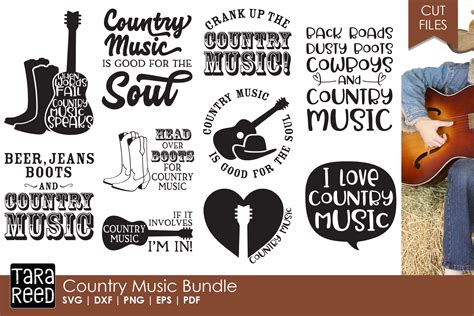 My 3 year old singing for his dada. Country Music SVG and Cut Files for Crafters (131949 ...
