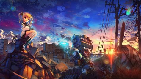 Good wallpaper engine backgrounds anime. Wallpaper : sunset, city, anime girls, artwork, engines ...