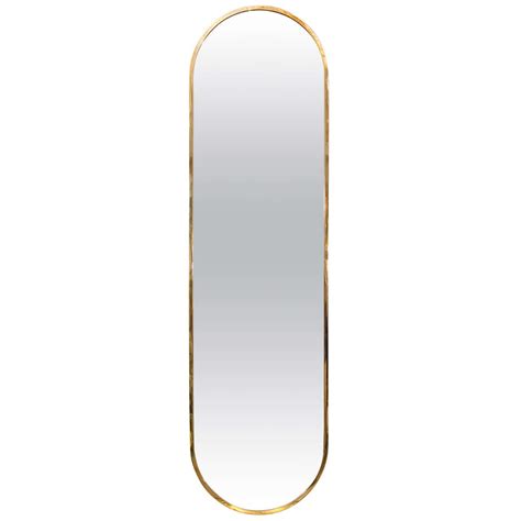 Brass Oval Mirror For Sale At 1stdibs