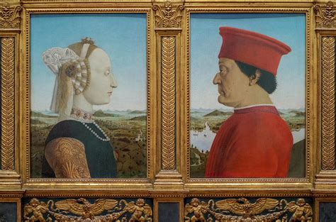 Piero Della Francesca Double Portrait Of The Dukes Of Urbino 1465