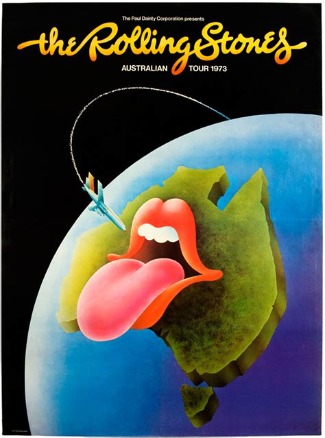 Lot Detail Rolling Stones 1973 Australia Poster