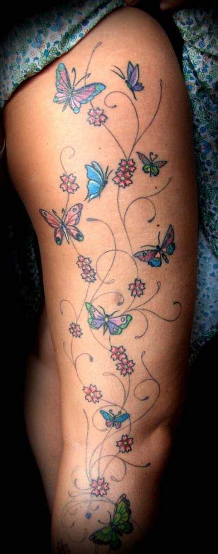 Tattoo Leg Line Swirls 70 Ideas For 2019 Leg Tattoos Butterfly