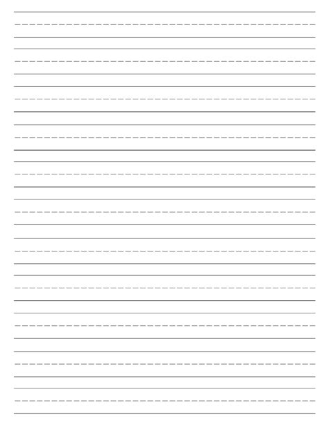 Lined Handwriting Paper Printable Free Printable Worksheet