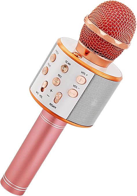 Sooair Microphone Sans Fil Karaoké 4 En 1 Micro Karaoké Bluetooth