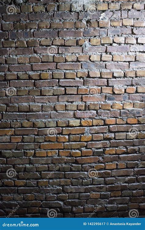 Old Grunge Red Brick Wall Background Texture Stock Image Image Of