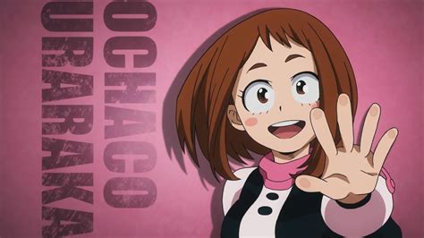 Boku No Hero Academia Anime Girls Simple Background Hands Open Mouth