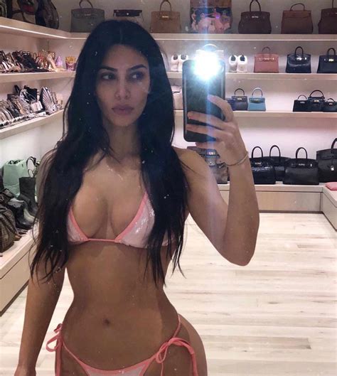 Kim Kardashian Shows Off Bikini Body And Closet Full Of Birkins