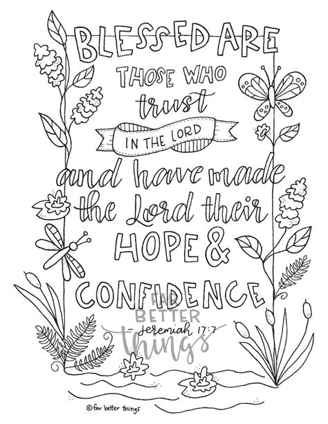 Printable Coloring Worksheets Jeremiah 29 11 Coloring Pages