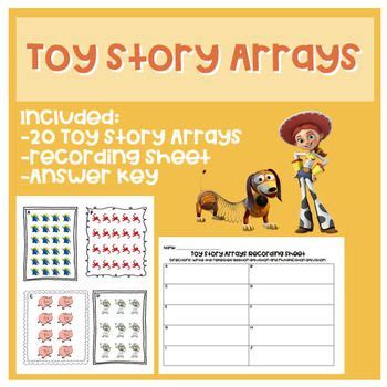 Toy Story Array Task Cards Task Cards Math Task Cards Toy Story