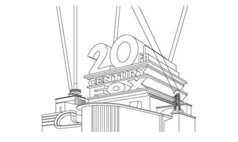 20th Century Fox Coloring Pages Sketch Coloring Page