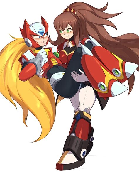 Barleyshake On Twitter Zero And Iris Another From Megaman Xdive 3 Commission Work For