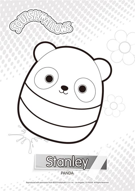 stanley  squishmallows coloring pages    kitty coloring cool coloring pages