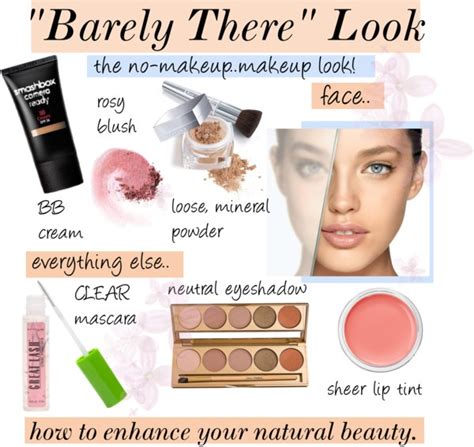 Barely There Makeup Look By Amberpolyvore Liked On Polyvore Makeup