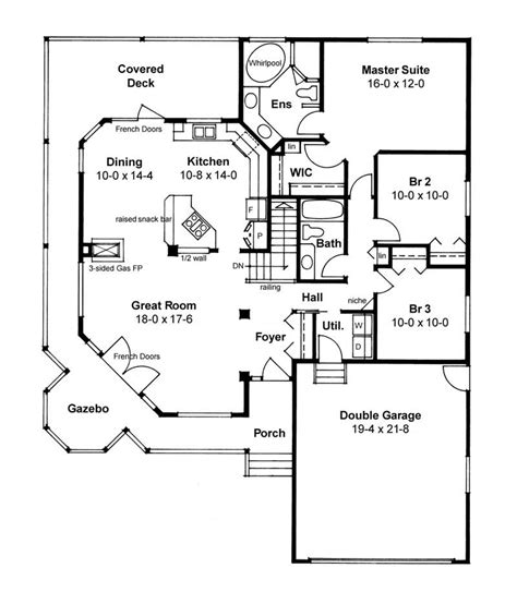In fact, they're often referred to as cottage bungalows. Bungalow Home Plan - 3 Bedrms, 2 Baths - 1506 Sq Ft - #177 ...