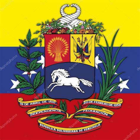 escudo y bandera de venezuela