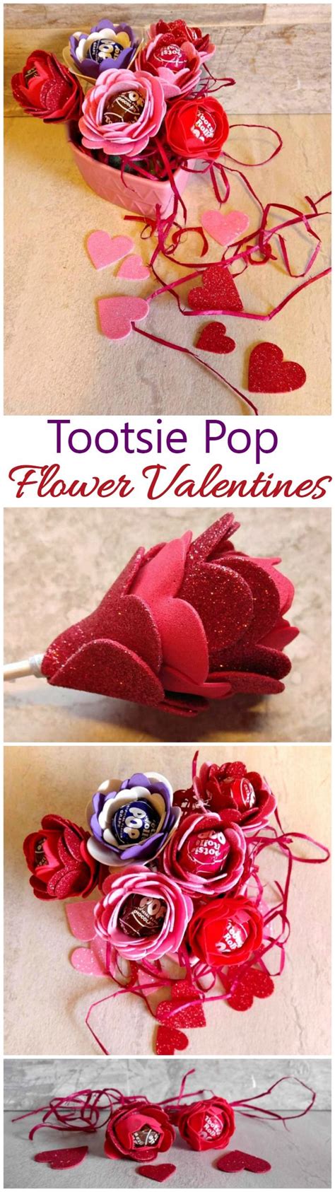 You're probably looking for gift ideas that are thoughtful and show you care, but without being too extravagant. Tootsie Pop Flower Valentines - Valentine's Day Lollipop ...