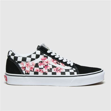 Vans Old Skool Cherry Blossom Trainers In White Pink Lyst UK