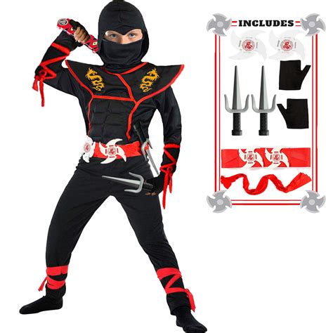 Buy Satkull Ninja Costume Boy Halloween Kids Costume Boy Ninja Muscle