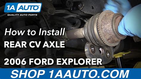 How To Replace Rear CV Axle 2006 10 Ford Explorer 1A Auto