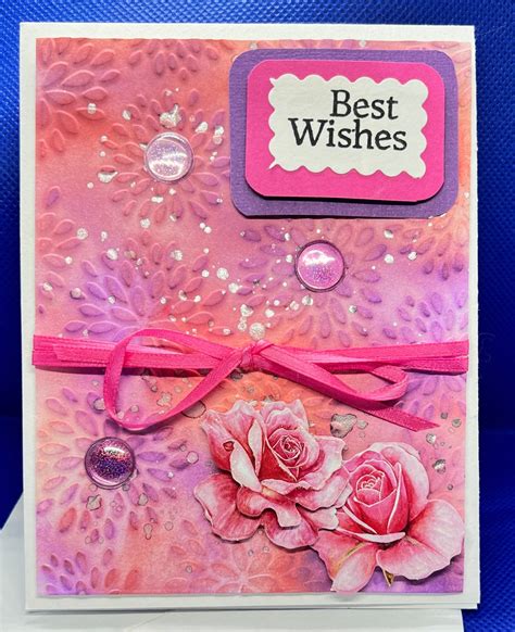 Best Wishes Greeting Card Etsy