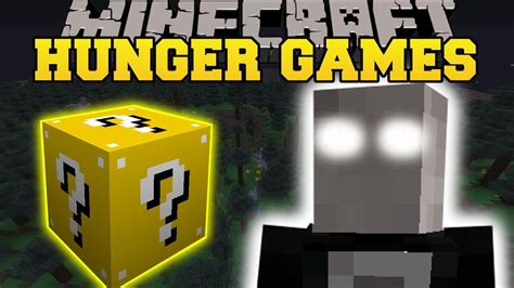 Minecraft Slender Hunger Games Lucky Block Mod Modded Mini Game