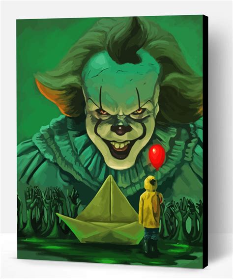 Pennywise The Dancing Clown Paint By Number Paint By Numbers Pro