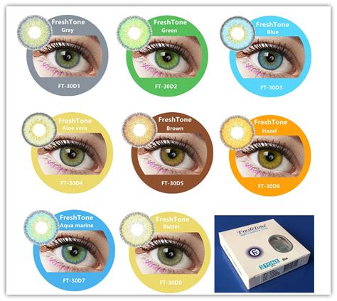 Korean Coloured Contact Lenses Freshtone Impressions Circle Lenses