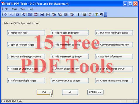 I am using win7 and ie8. PDFill FREE PDF Tools - Download